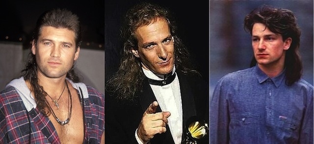 Billy ray cyrus michael bolton bono mullet